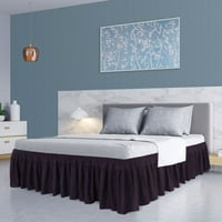 Brown Bed Skirts Dust Ruffles Walmart Com