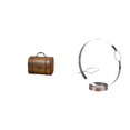 thumbnail image 1 of Estuche organizador de joyas,Organizador de joyas de madera para mujeres,hombres y niñas,Soporte para botellas de vino,Soporte para botellas de vino,estante de hierro,Regalo de bar de, 1 of 8