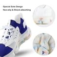 thumbnail image 7 of Vibrant Israel Flag Image with Bold Blue Walking Shoes for Men Woman Lightweight Tennis Fashion Elastic Sports Shoes Cushion Basketball Shoes, 7 of 7