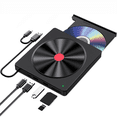 thumbnail image 6 of External Optical Drive Laptop CD Burner USB Movie Disk DVD Player Readable Memory Card Multifunction Drive Burner,1 x Recorder (With Power Supply Cord) 1 x Multi-Language Manual, 6 of 8