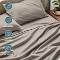 thumbnail image 6 of Bare Home Premium 1800 Collection 3-Piece Bed Sheet Set, Twin-XL, Khaki, 6 of 11