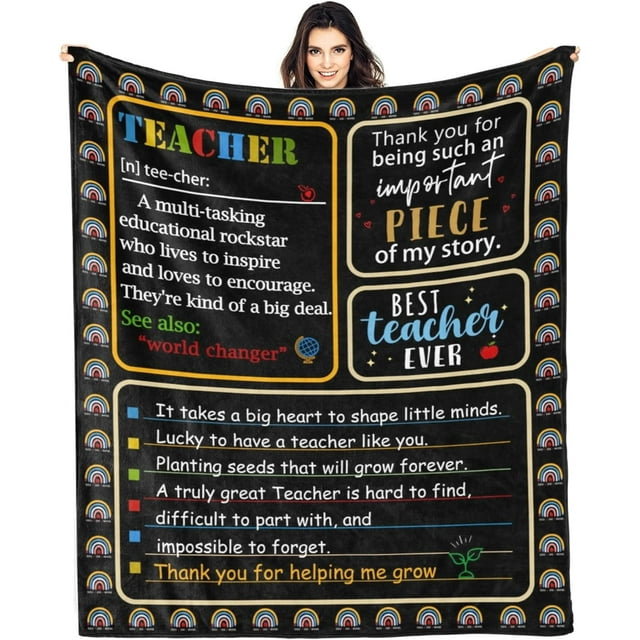 LHSHID Teacher Appreciation Gifts Teacher Gifts for Women Men Teacher Gifts Gifts for Teachers Blanket Best Teacher Gifts Thank You Teacher Gifts Teachers'' Day Teacher Definition Blanket 30x40in
