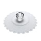 thumbnail image 2 of Termo de copa de diamante de silicona de encaje de copa de aislamiento térmico (Blanco) Sywqhk Libre de BPA, 2 of 9