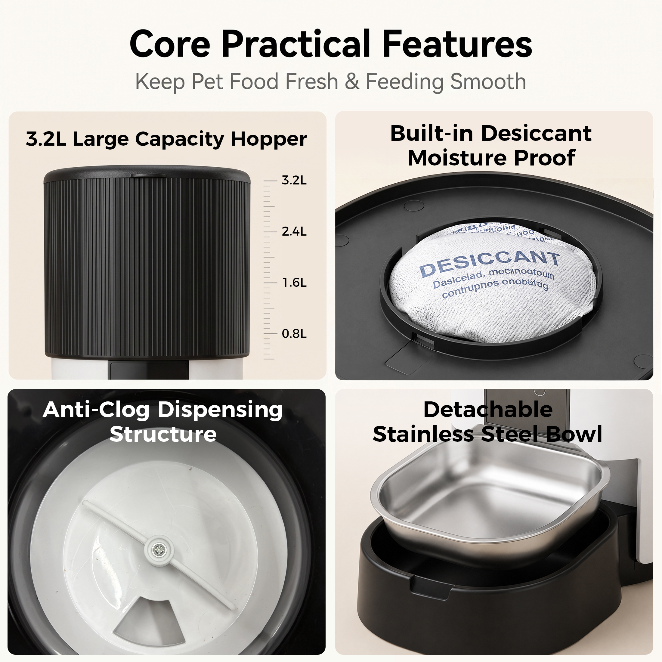 Tolobeve Automatic Cat Feeder with Portion Control photo 7