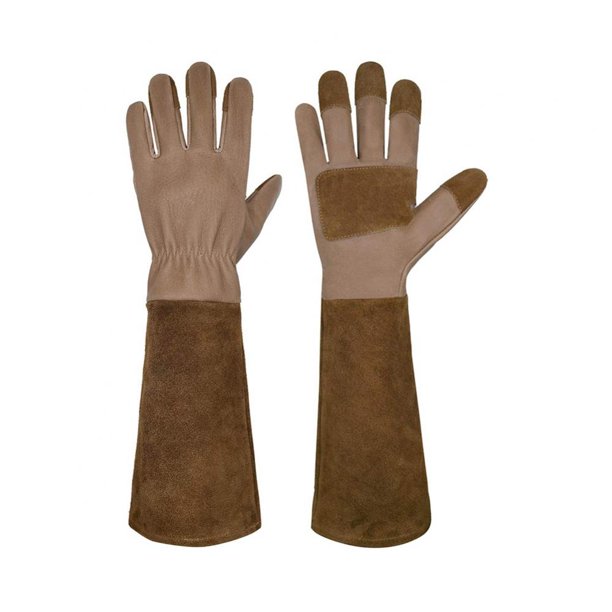Gardening Gloves for Women/Men,Rose Pruning Gloves,Long Sleeve Leather
