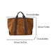 thumbnail image 2 of Bolso Mano para Mujer Hombro Gran Capacidad Vintage Gamuza (marrón), 2 of 2