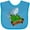Turquoise, variant on Inktastic Pool Shark Boys or Girls Baby Bib