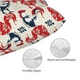 thumbnail image 3 of Pofeuu Roosters Print Polyester Microfiber Plush Pillowcases, Super Soft and Cozy Pillow Case Covers with Envelop Closure（Pillow core not included）-14"x20", 3 of 6