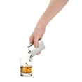 thumbnail image 6 of True Stainless Steel Liquor Flask for Men and Women, Hip Flask, 4 oz Silver, 6 of 7