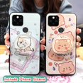LECPhone Case For Google Pixel 5A, cute TPU phone lens protection
