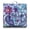 Bohemian Floor Pil, variant on Bold Hawaiian Pillow&nbsp;– 22x22 Inch Square Meditation Cushion, Dutch Velvet, High-Contrast Floral (Modern Tiki Bar Vibe)