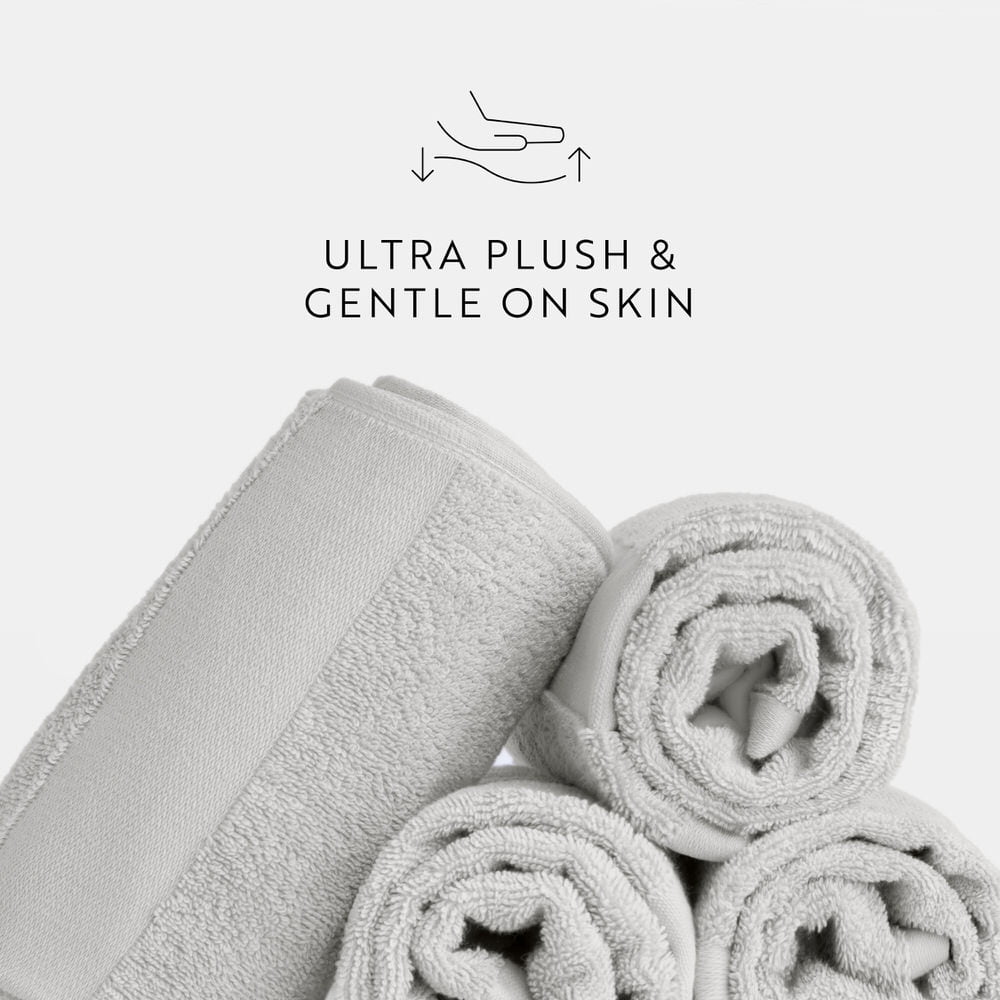 Noble Linens 4 pack Cotton Hand Towels