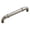 Stainless Steel, variant on Hickory Hardware Cottage Collection Appliance Pull, 8" C/C - Satin Nickel