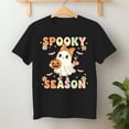 thumbnail image 2 of Spooky Season Retro Happy Halloween Ghost Toddler Girl – T-Shirt, Hoodie & Sweatshirt – Halloween Fun – Family Festivities, 2 of 6