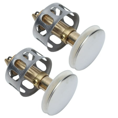 

Brrnoo Bounce Drain Filter Universal Bullets Core 2Pcs Push Bounce Core Universal Bullets Pop Up Sink Stopper Drain Filter for Bathroom