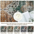 thumbnail image 7 of Hasoo Area Rug Machine Washable Rug Small Throw Carpet Non Slip Distressed Area Rug Oriental Rug for Living Room Bedroom Kitchen, Rust 6' x 9', 7 of 7