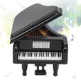 thumbnail image 4 of Sonew Tilleul Miniature Piano Mini Instrument de Musique Modèle Cadeau Ornements Instrument, Instruments Miniatures, Piano Miniature, 4 of 8
