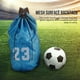 thumbnail image 3 of Mochila De Malla,Baloncesto Fútbol Entrenamiento De Fútbol Mochila Con Cordón Bolsa De Pelota Con Cordón Probada Profesionalmente, 3 of 8