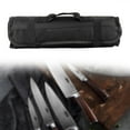 thumbnail image 1 of Bolsa de cuchillos, estuche de cuchillos chef, enrollado múltiples tragamonedas Bolso de herramienta de tela Oxford, portador de cubiertos, soporte negro, 1 of 10