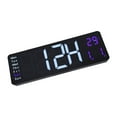 thumbnail image 4 of Horloge Numérique LED Moderne, Horloge Murale Numérique à 10 Niveaux de Luminosité pour Bureau, 4 of 8