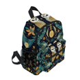 thumbnail image 2 of FORMRS School Backpack with Front Zippered Pocket 12" Student Travel Daypack, Brown Mystical Owls, 2 of 6