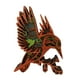 thumbnail image 1 of Estatua de colibríes 3D Wood Animal Talling Figurine Desktop Decoración de la silueta rústica Ornamento de escultura para la casa de la casa, 1 of 9