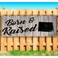 thumbnail image 1 of Born & Raised North Dakota 13 oz Vinyl Banner With Metal Grommets, 1 of 4