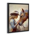 thumbnail image 3 of Stupell Industries Traditional Country Girl & Horse Black Floating Frame Canvas Art, 17 x 21, by Ramona Murdock, 3 of 8