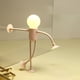 thumbnail image 5 of Naiovety La luz nocturna de forma cambiable de PVC se conecta a superficies lisas con ventosas, cocina, mesita de noche Iluminación y accesorios negro, 5 of 6