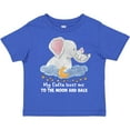 thumbnail image 3 of Inktastic My Safta Loves Me to the Moon and Back Elephant Family Boys or Girls Toddler T-Shirt, 3 of 5