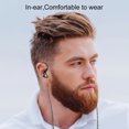 thumbnail image 3 of HEVIRGO In-ear Subwoofer Noise Reduction Sports Headset with Mic Hifi Music Earplug, 3 of 10