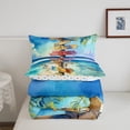 thumbnail image 5 of Erosebridal Coastal Beach Comforter Sets Twin Size, Summer Holiday Comforters & Duvets, Ocean Starfish Reversible Duvet Insert, Ultra Soft Bedroom Decorative, 2pcs, 5 of 8