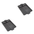 thumbnail image 2 of Sonducket Aluminum BBQ Grill Pan Non-Stick Coating Accs Korean Thicken Square Handle Tipo 1 2piezas, 2 of 4
