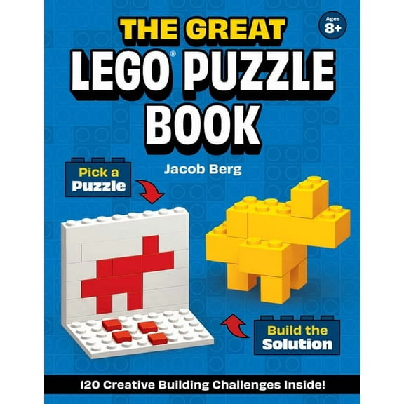 The Great Lego(r) Puzzle Book: 120 Creative Building Challenges, (Hardcover)