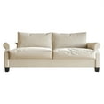 thumbnail image 2 of Castle Place Linen Upholstered Sofa, Beige, 2 of 7
