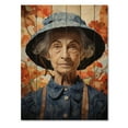 thumbnail image 3 of Designart "Portraits from the Farmhouse II II" Portrait Print on Natural Pine Wood, 3 of 5