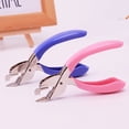 thumbnail image 5 of Jinsinto Staplers Extractor Staple Removal Tool Nail Lifter Staple Remover Staple Remover Quick Staple Remover Tool for Remove (2 Pieces: Pink + Blue), 5 of 5