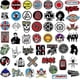 thumbnail image 3 of Set of 100 Rock Band Punk Stickers, Heavy Metal Punk Music Band, Waterproof Vinyl Stickers, 3 of 5