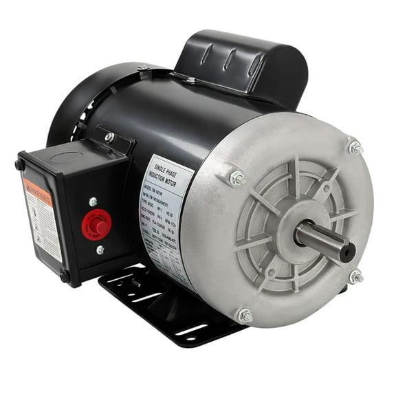 OTTULUR 1HP Farm Electric Motor 1725RPM Electric Motor 56 Frame Single Phase Motor