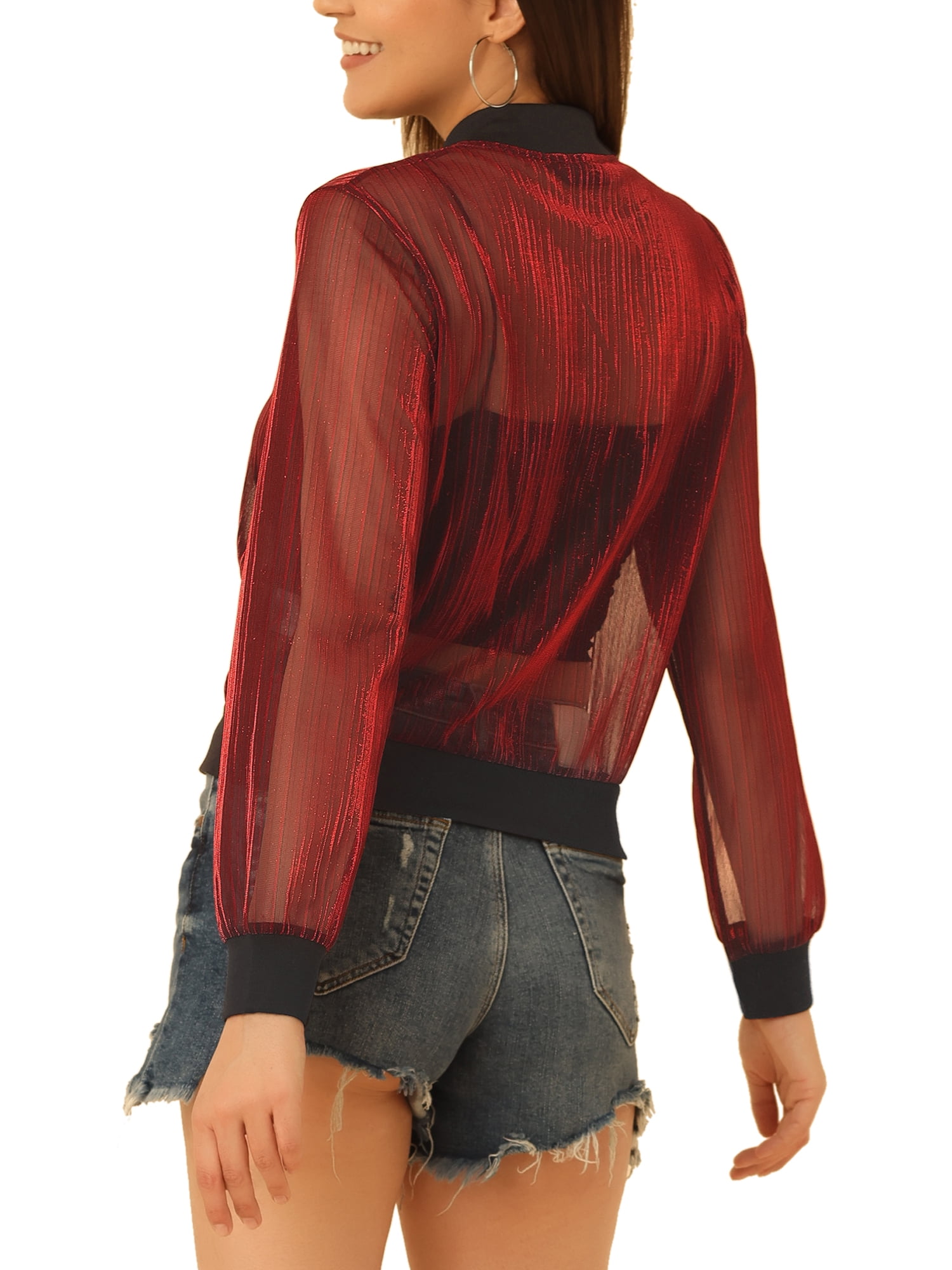 【美品】イナフ　enof sheer jacket shirts enof】sheer jacket shirts