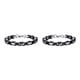 thumbnail image 1 of Minnieouse collar de metal universal para diferentes estilos de moda collar de cadena de bordillo collares ancho elegante intersticial negro negro intersticial 2Conjunto, 1 of 6