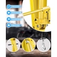 thumbnail image 4 of Mescukay 2-Ton Folding Engine Hoist with Lever, Hydraulic Shop Crane with 6 Swivel Wheels & Adjustable Boom (0.5T-2T), Heavy-Duty Cherry Picker for Garage, Workshop, Truck, Farm, 4 of 6