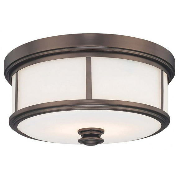 Minka Lavery - 3 Light Flush Mount in Traditional Style - 7 inches tall by 16