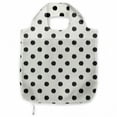 thumbnail image 1 of Geometric Portable Fabric Shopping Tote, Old Fashion Large Polka Dots Spots with Modern Digital Effects Minimalist Design, Everyday Use Foldable and Study Grocery Market Bag, Black White, by Ambesonne, 1 of 4