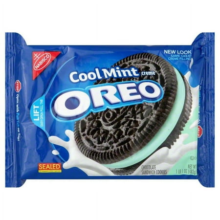 NABISCO DOUBLE STUFF COOL MINT OREO