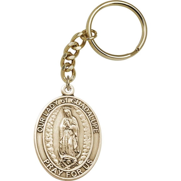 Gold Oxide O/L of Guadalupe Keychain