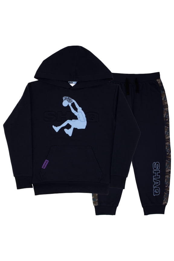 Long Sleeve Hooded Pullover Sweatshirt & Jogger Pants Set (Little Boys & Big Boys), 2-Piece Outfit, Sizes 412