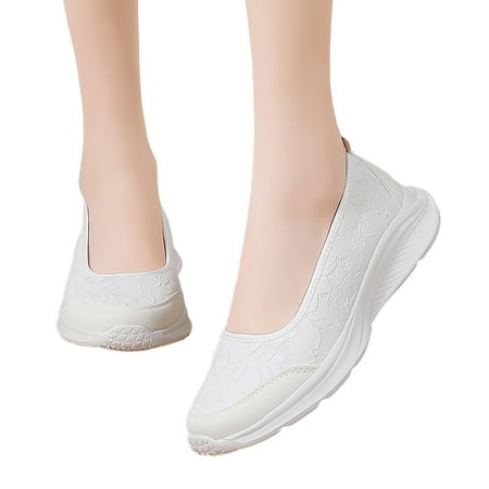 

Mepaouo Women s Slip on Shoes Lightweight Casual Ballet Shoes Comfortable Mesh Walking Shoes