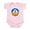 Petal Pink, variant on CafePress - Peace In Ukraine - Baby Light Bodysuit, Size Newborn - 24 Months