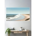 thumbnail image 2 of Impressionist Dutch Master Style Beach Paintings B-18 Poster Wall Art, Modern Wall Decor For Living Room Bedroom, 8x12 UNFRAMED, 2 of 3
